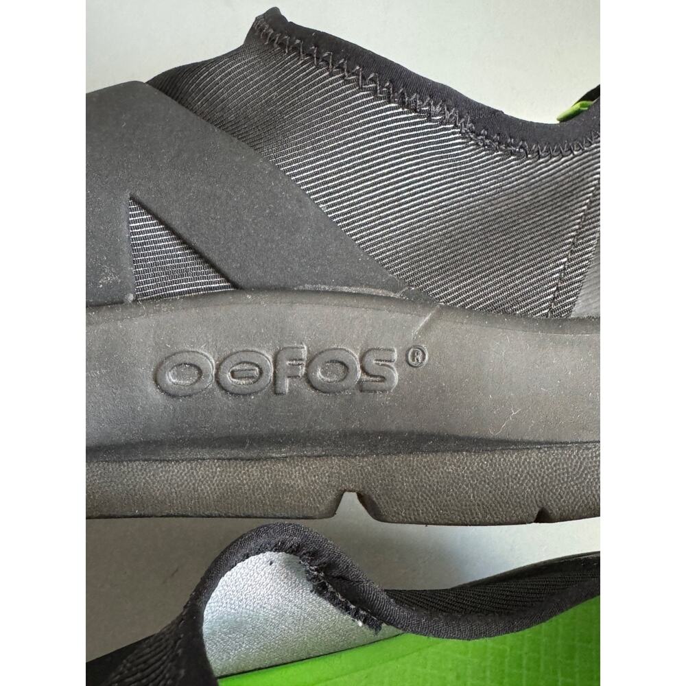 Men's OOFOS OOmg Fibre Low, Black Comfort Recovery Slip on Shoes 11.5 US - Picture 5 of 10